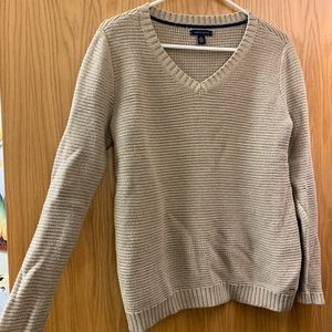 Cream Tommy Hilfiger Sweater